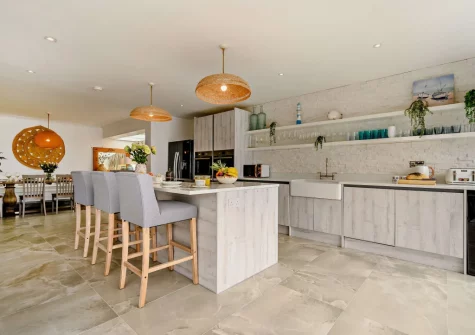 The kitchen at Sandpipers, Downderry