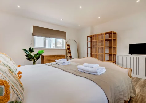 Bedroom #1 at Sandpipers, Downderry