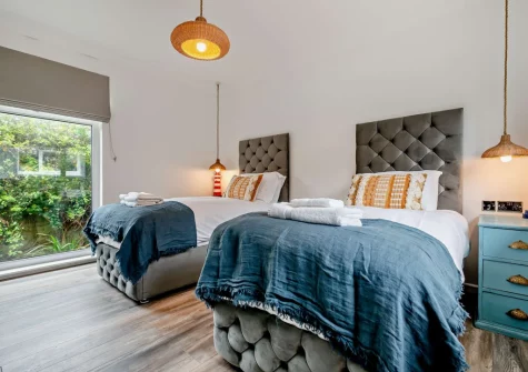 Bedroom #3 at Sandpipers, Downderry