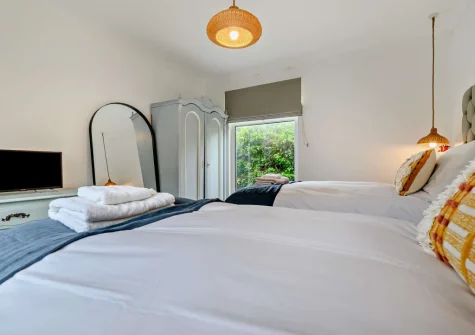 Bedroom #3 at Sandpipers, Downderry