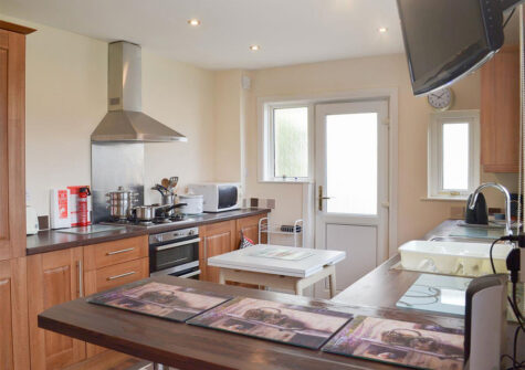 The kitchen at Sandringham Heights, Paignton