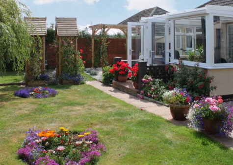 The garden at Sandringham Heights, Paignton