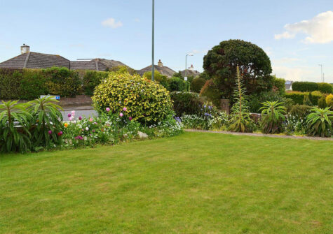 The front garden at Sandringham Heights, Paignton