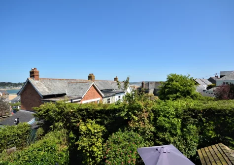 The view from bedroom #1 at Sands, Padstow