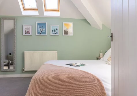 Bedroom #1 at Sandseekers Barn, Mawgan Porth