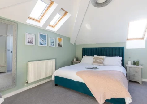 Bedroom #1 at Sandseekers Barn, Mawgan Porth