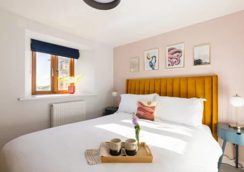 Bedroom #2 at Sandseekers Barn, Mawgan Porth