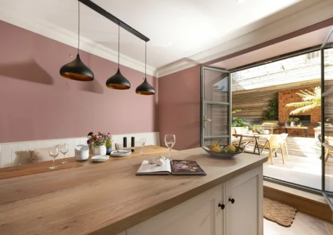 The kitchen at Sandy Boobies, St Ives