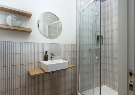 Bedroom #2 en-suite shower room at Sandy Boobies, St Ives