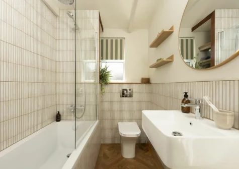 The bathroom at Sandy Boobies, St Ives