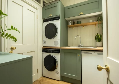 The utility room at Sandy Boobies, St Ives