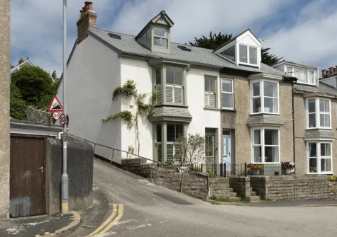 Sandy Boobies is set on a quiet street in St Ives, with elegantly furnished interiors & a showstopping outdoor entertainment space