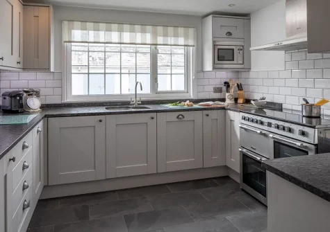 The kitchen at Sandy Cove, Portmellon