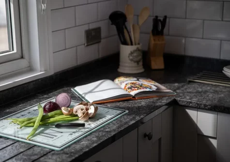 The kitchen at Sandy Cove, Portmellon