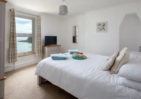 Bedroom #1 at Sandy Cove, Portmellon