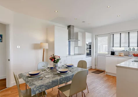 The kitchen & dining area at Sandy Toes, Paignton