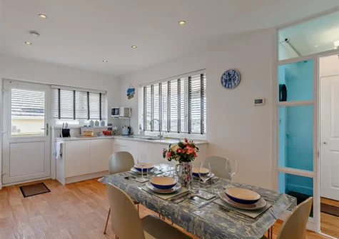 The kitchen & dining area at Sandy Toes, Paignton