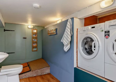 The utility room at Sandy Toes, Paignton