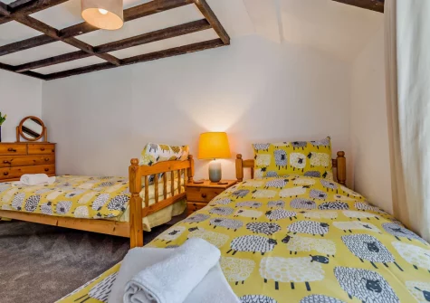 Bedroom #2 at Sarah's Cottage, Camelford