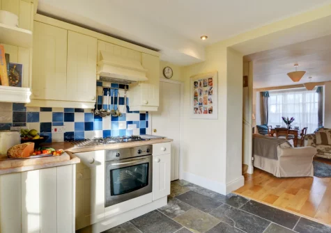 The kitchen at School Cottage, Little Petherick