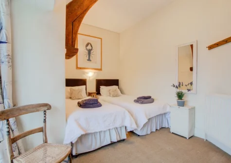 Bedroom #2 at School Cottage, Little Petherick