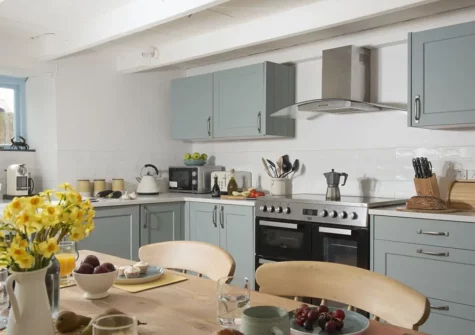The kitchen at School Cottage, Marazion