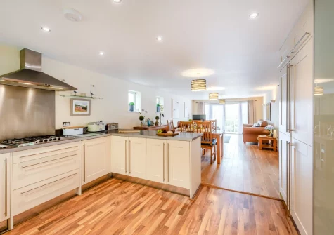 The kitchen at Schooner's, Mortehoe