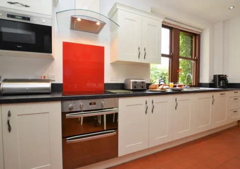 The kitchen at Scorsham Farm, Stratton
