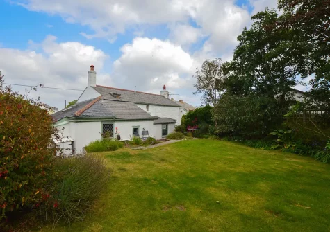 The enclosed garden at Scrumbles Hollow, St Agnes