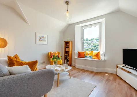 The living area at Sea Aster, Looe