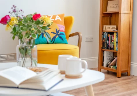 The living area at Sea Aster, Looe