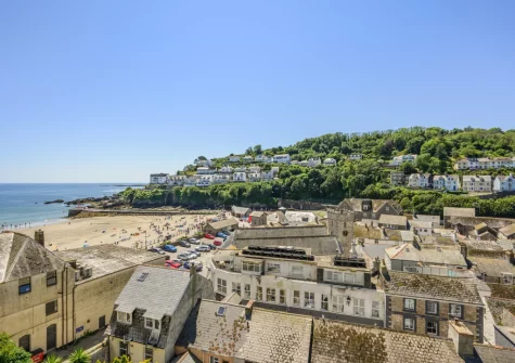 The view from the living area at Sea Aster, Looe