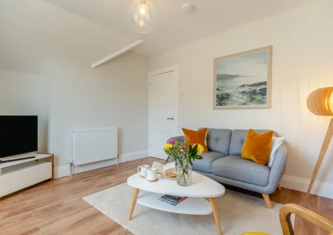 The living area at Sea Aster, Looe