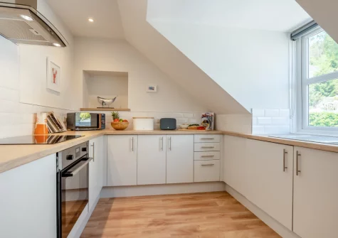 The kitchen at Sea Aster, Looe