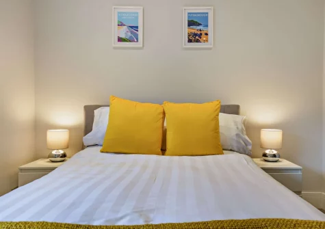 Bedroom #1 at Sea Birds, Croyde
