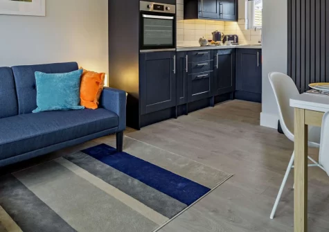 Sea Birds, Croyde is a stylish single-storey cottage in the heart of this legendary surfing village, featuring contemporary coastal interiors, sea glimpses from the bunk room, and the golden sands of Croyde Bay just moments from your door.