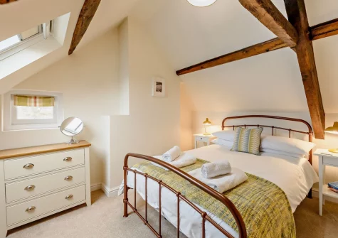 Bedroom #1 at Sea Chest Apartment, Appledore