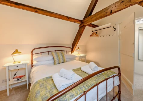 Bedroom #1 at Sea Chest Apartment, Appledore