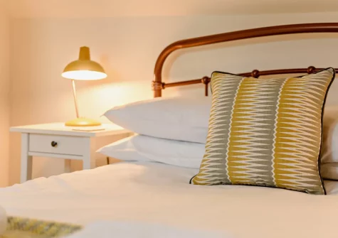 Bedroom #1 at Sea Chest Apartment, Appledore