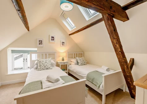 Bedroom #2 at Sea Chest Apartment, Appledore