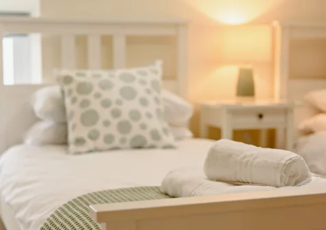 Bedroom #2 at Sea Chest Apartment, Appledore