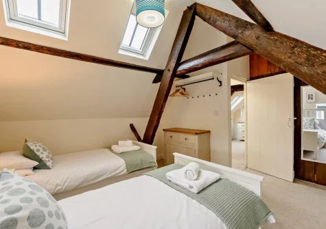 Bedroom #2 at Sea Chest Apartment, Appledore