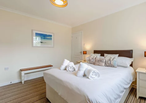 Bedroom #1 at Sea Escape, Widemouth Bay