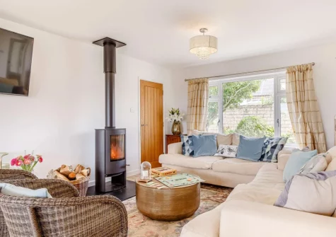 The living area at Sea Esta, Phillack