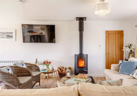 The living area at Sea Esta, Phillack