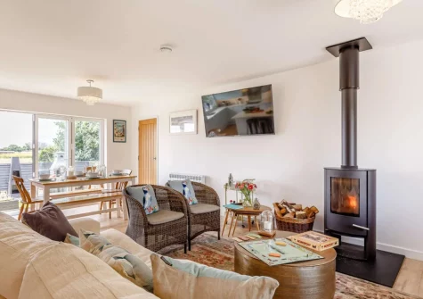 The living area at Sea Esta, Phillack