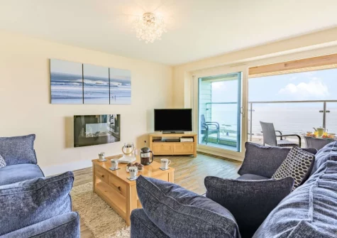 The living area at Sea Esta, Westward Ho!