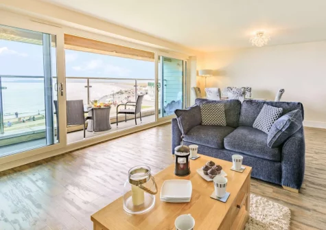 The living area at Sea Esta, Westward Ho!