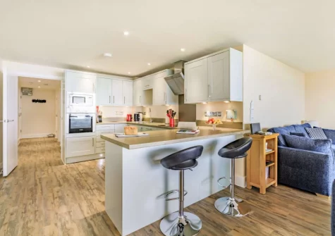 The kitchen at Sea Esta, Westward Ho!