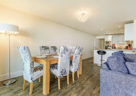 The dining area at Sea Esta, Westward Ho!